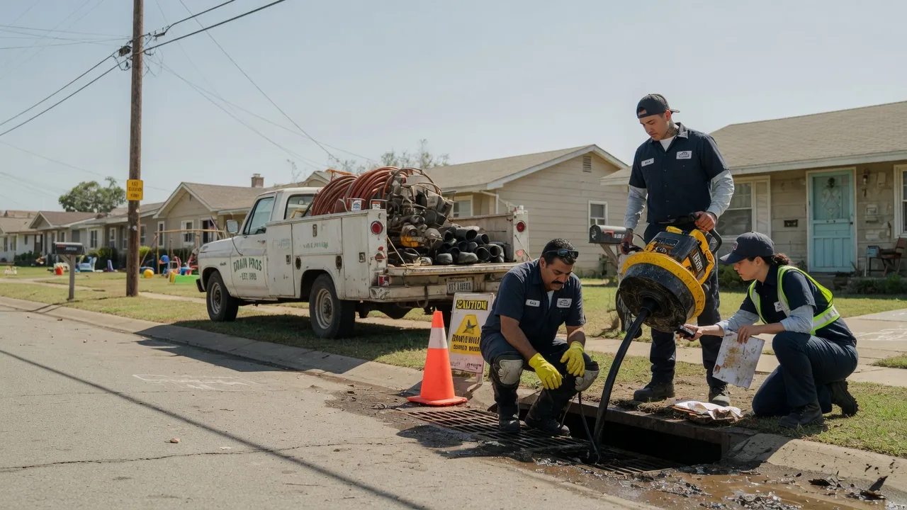 Drain Cleaning in Highlands, TX near me